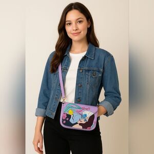 Loungefly Disney The Little Mermaid /Ursula and Vanessa Crossbody Bag NWT